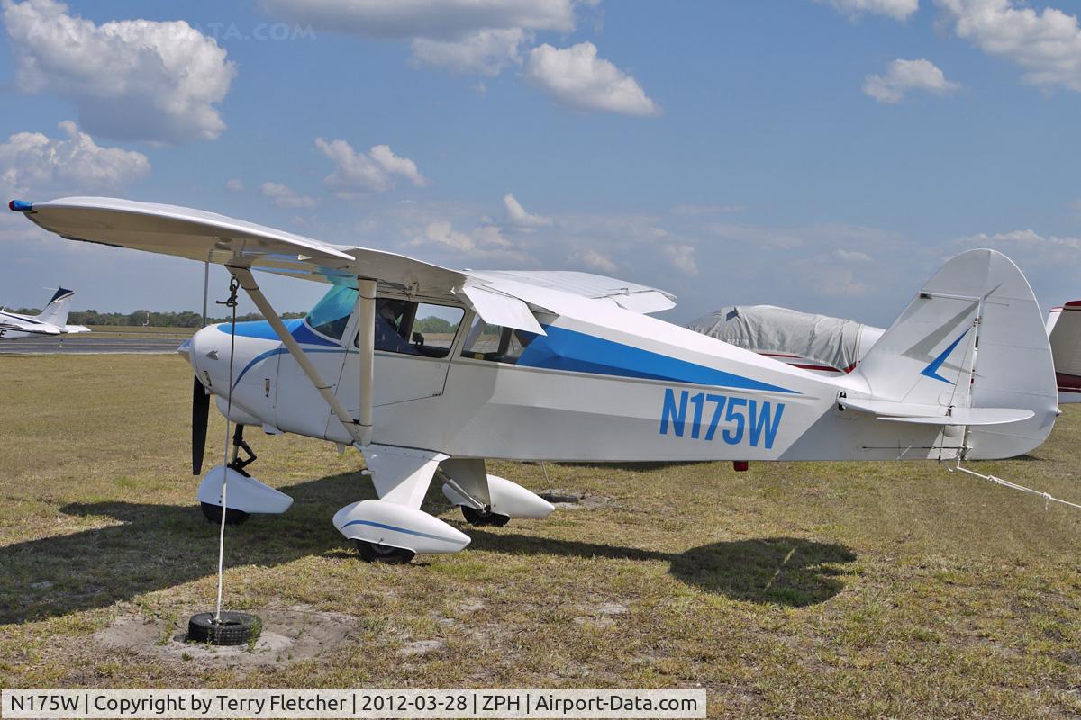 N175W, 1956 Piper PA-22-150 C/N 22-3910, At Zephyrhills Municipal Airport, Florida