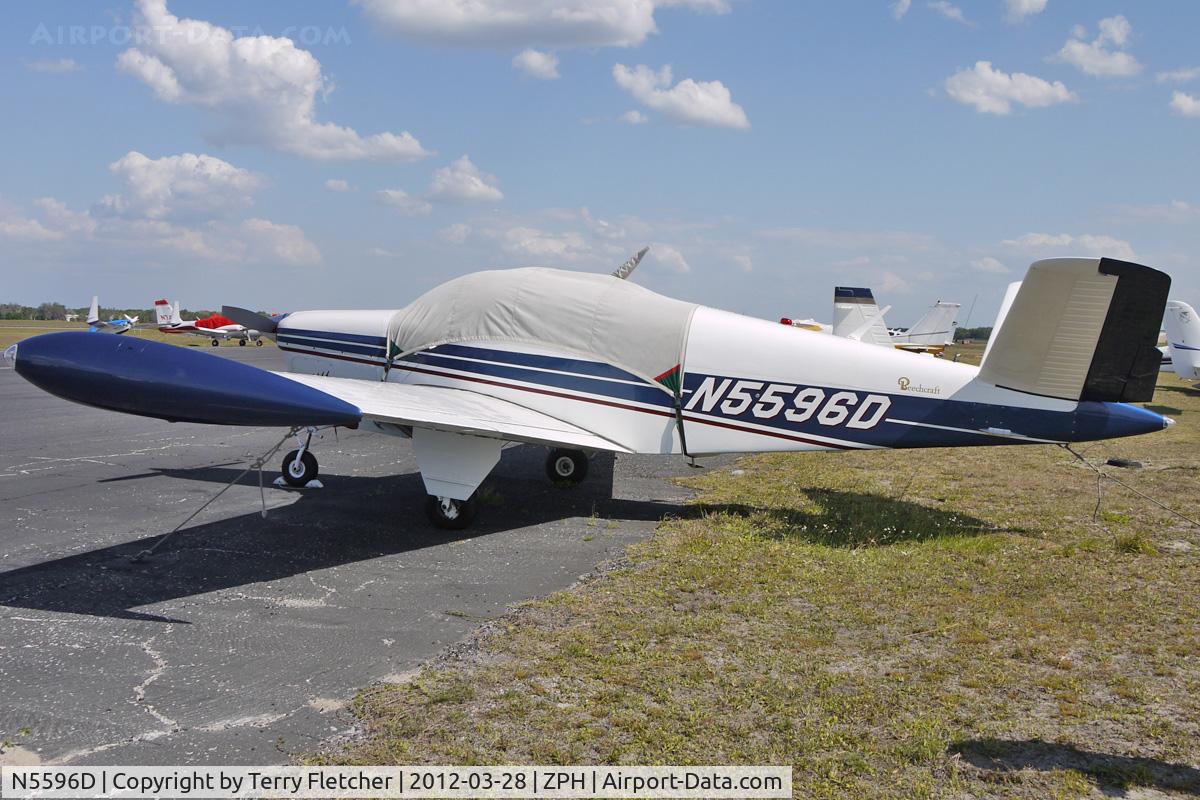 N5596D, 1957 Beech H35 Bonanza C/N D-5124, At Zephyrhills Municipal Airport, Florida