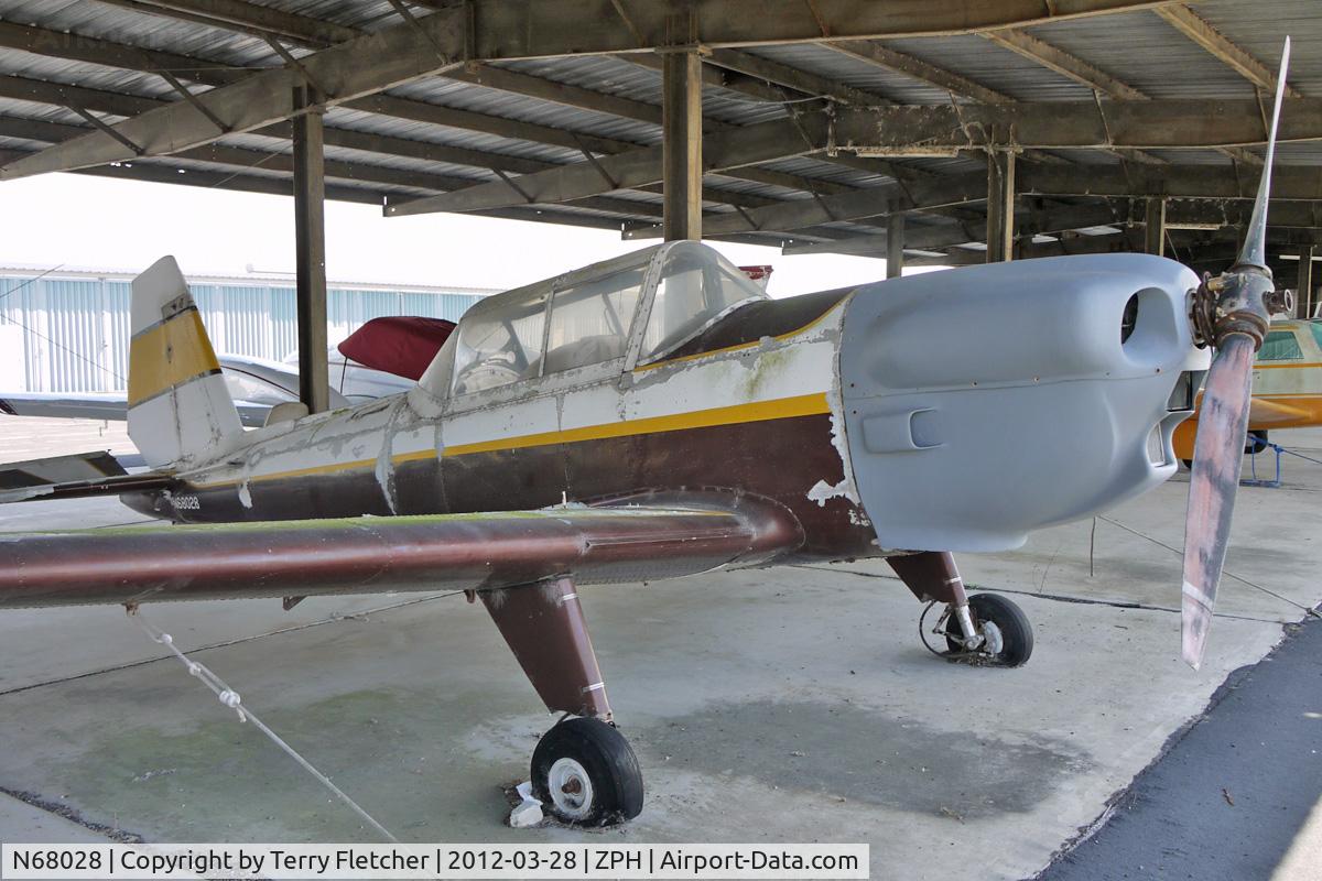 N68028, 1954 De Havilland DHC-1 Chipmunk T.10 C/N C1/0767, 1954 Dehavilland DHC-1 SERIES 22, c/n: C1-0767 ex WP897 at Zephyrhills Municipal , Florida in pretty poor overall state BUT with the new nose cowling !