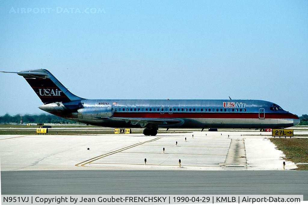 N951VJ, 1972 Douglas DC-9-31 C/N 47576, US AIR ready departure 27L