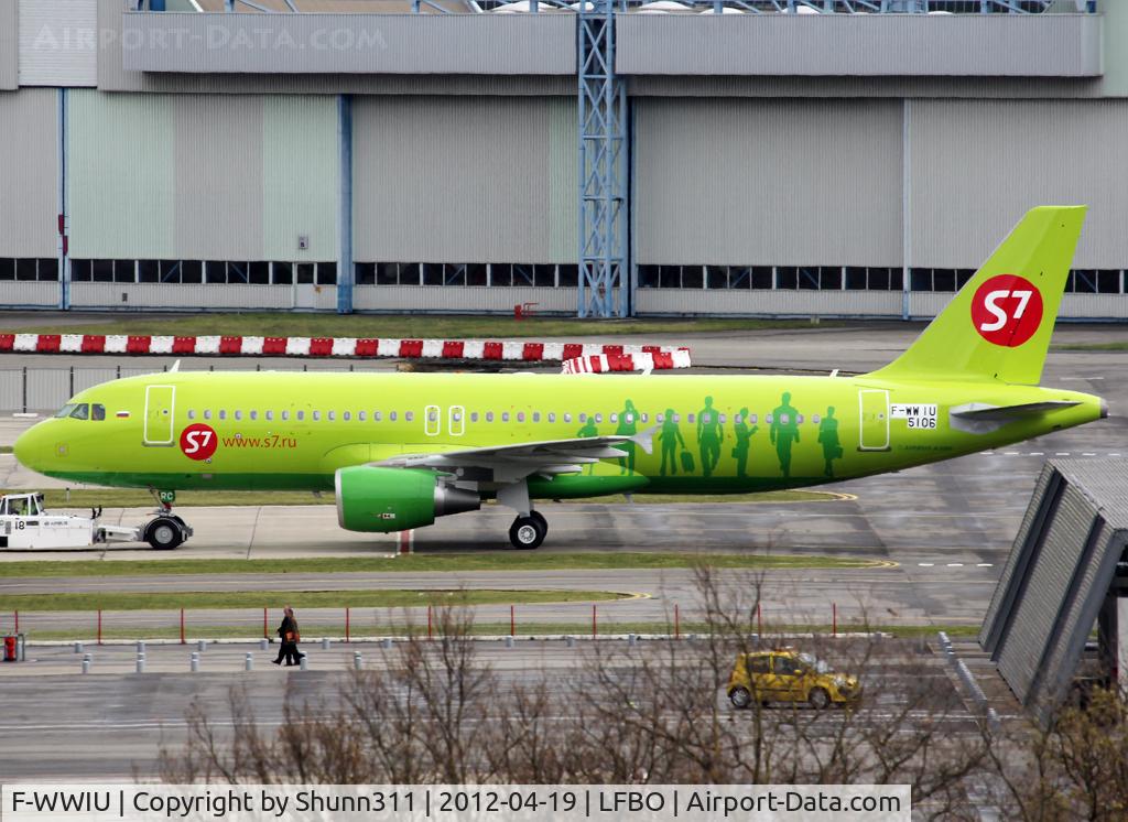 F-WWIU, 2012 Airbus A320-214 C/N 5106, C/n 5108 - To be VQ-BRC