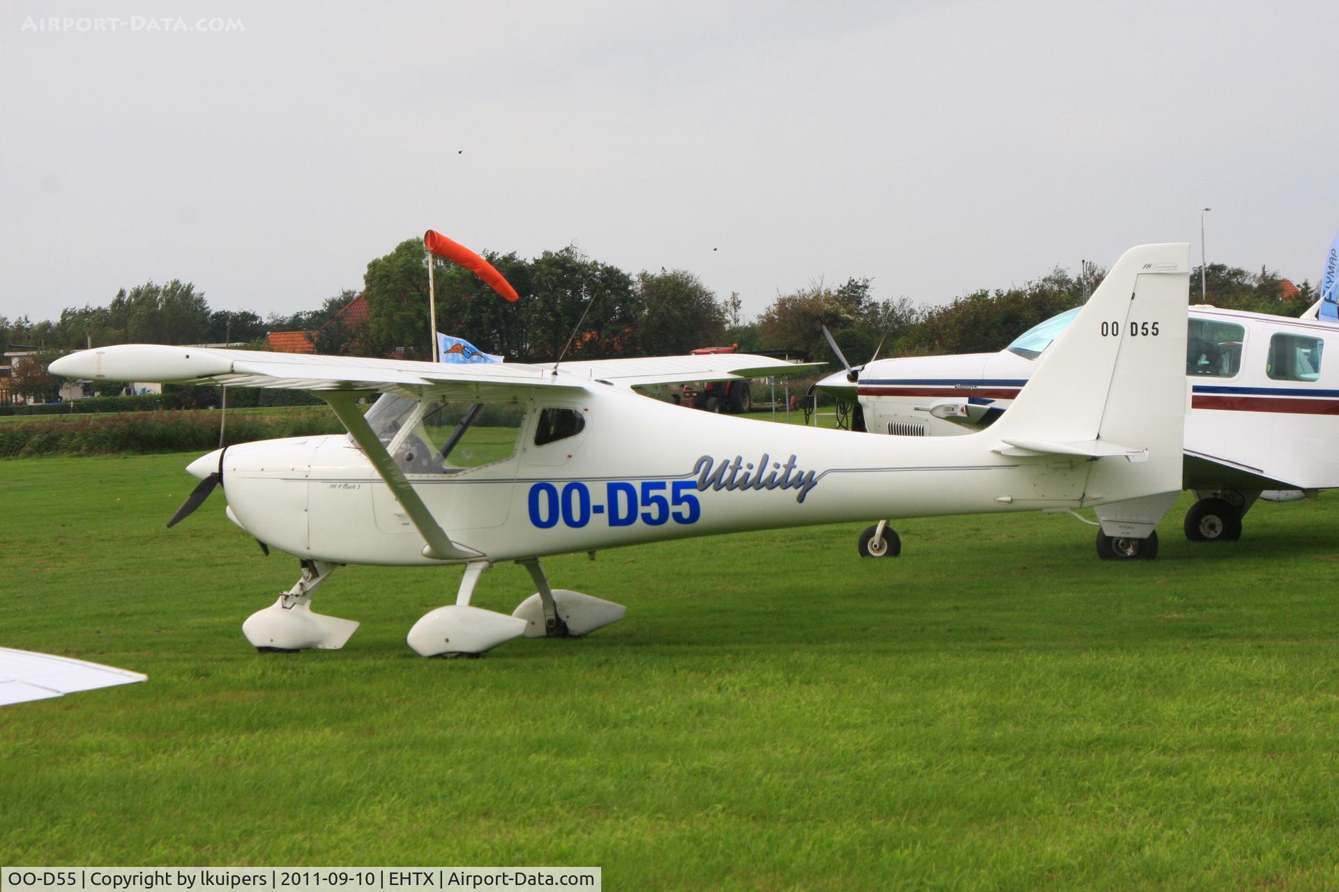 OO-D55, 2000 B & F Technik FK-9 Mark 3 Utility C/N 150, At the 3rd Light Aircraft Fly in on Texel Airport in September 2011