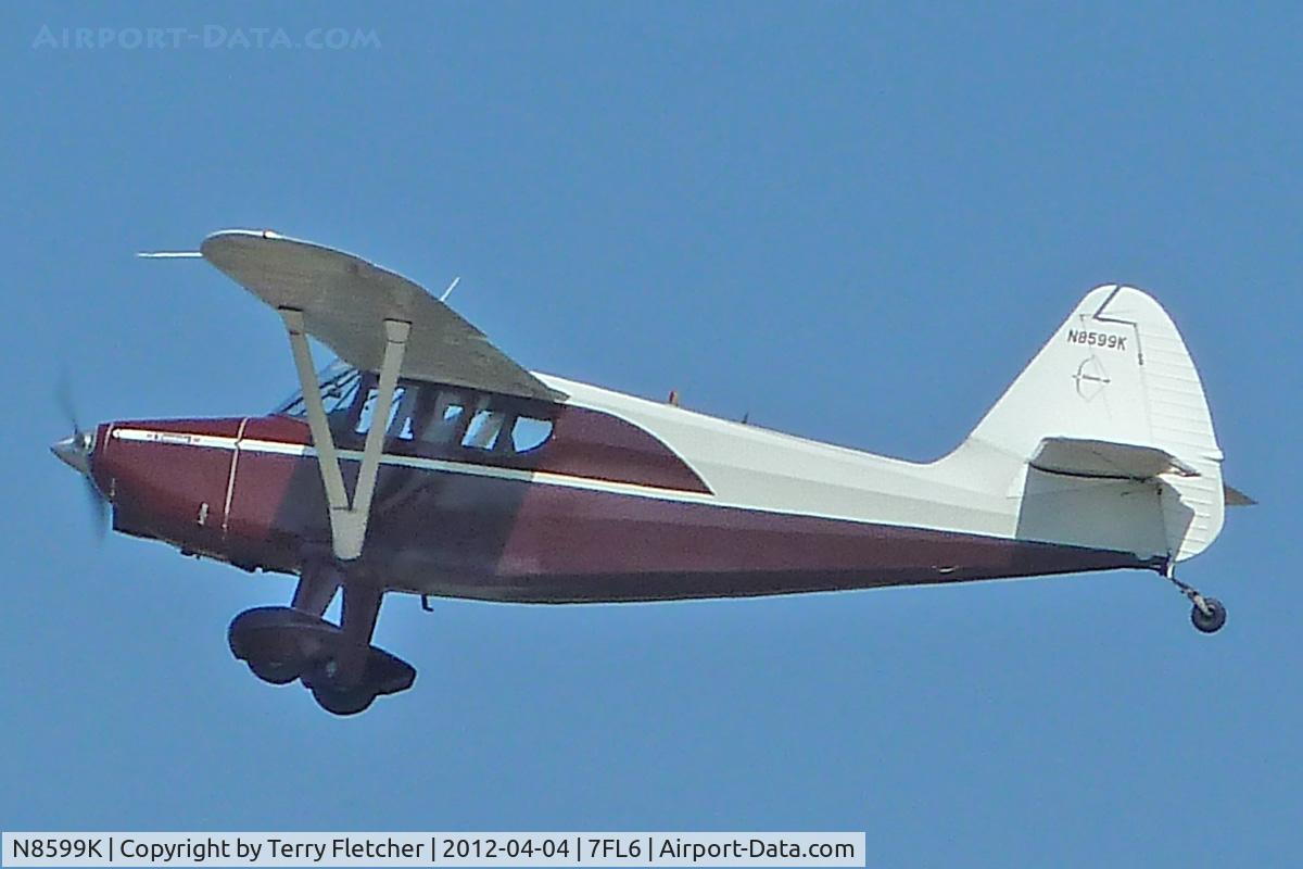 N8599K, 1947 Stinson 108-1 Voyager C/N 108-1599, At Spruce Creek Airpark , Florida