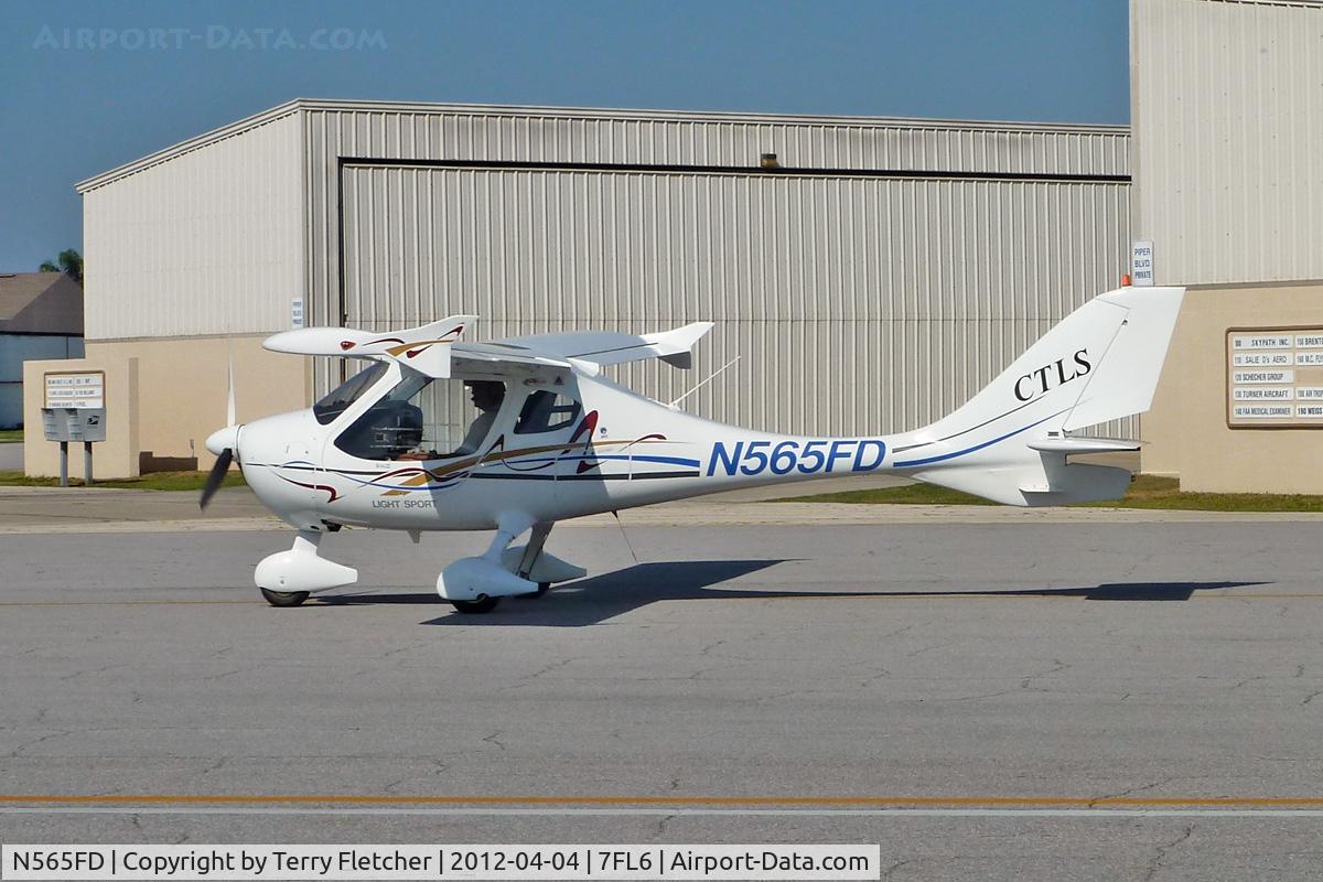 N565FD, 2008 Flight Design CTLS C/N 08-03-05, At Spruce Creek Airpark , Florida