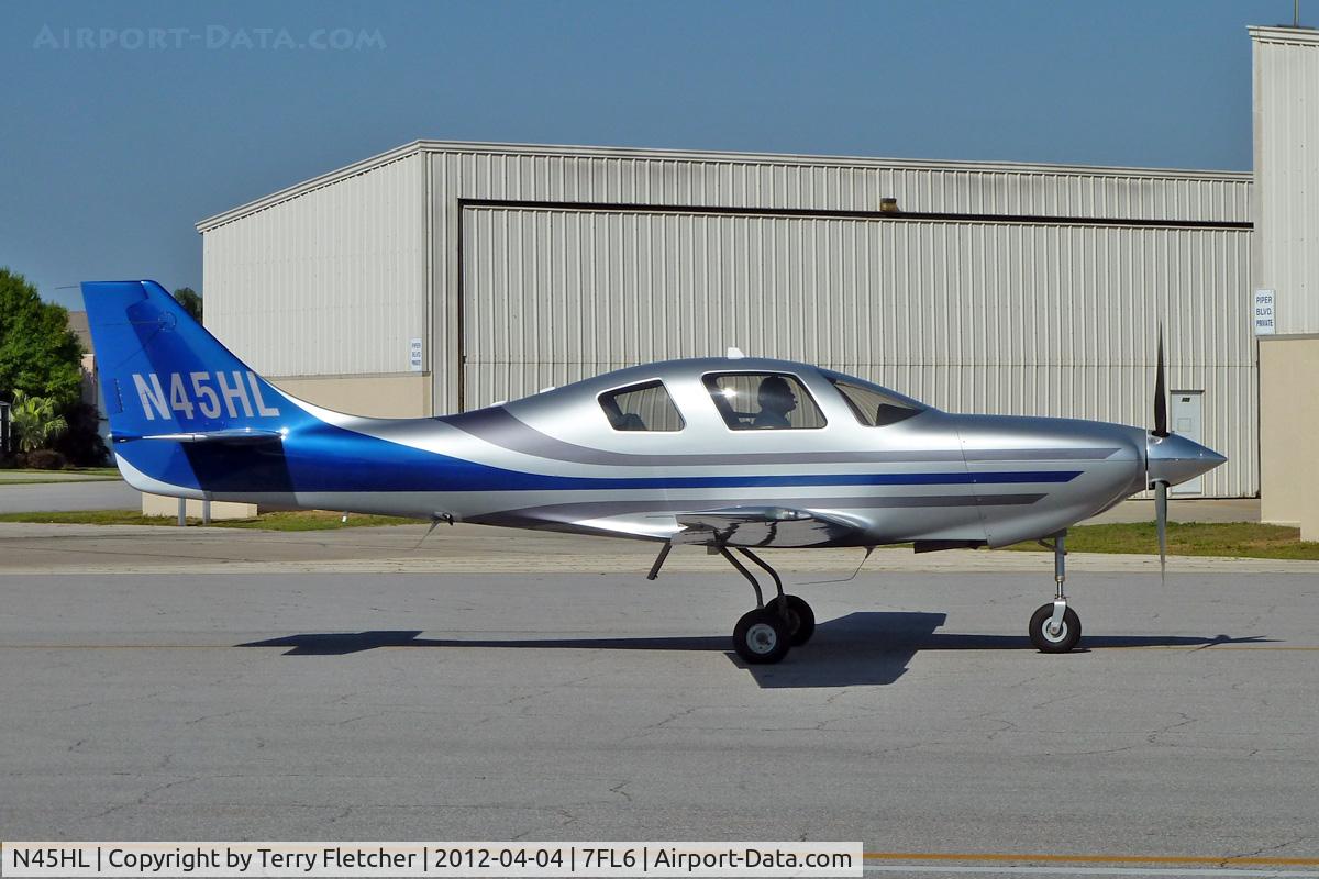 N45HL, Lancair IV-P C/N LIV-587, At Spruce Creek Airpark, Florida