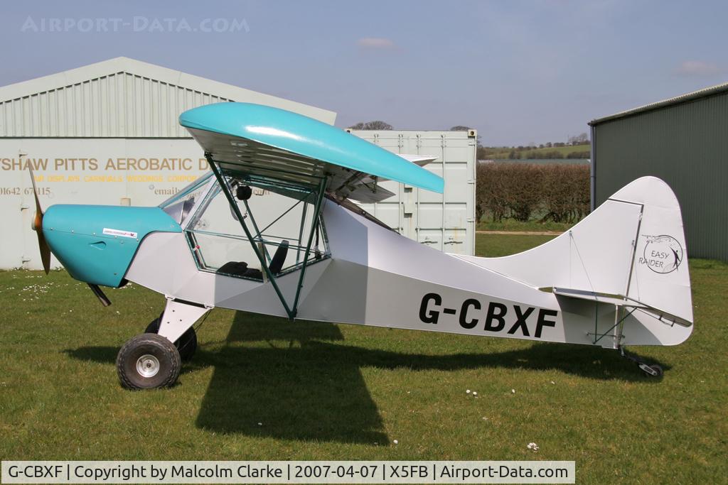 G-CBXF, 2002 Easy Raider J2.2(2) C/N BMAA/HB/196, Easy Raider J2.2(2), Fishburn Airfield, April 2007.