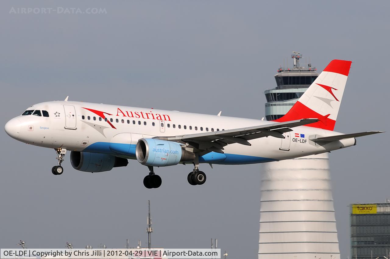 OE-LDF, 2005 Airbus A319-112 C/N 2547, Austrian Airlines