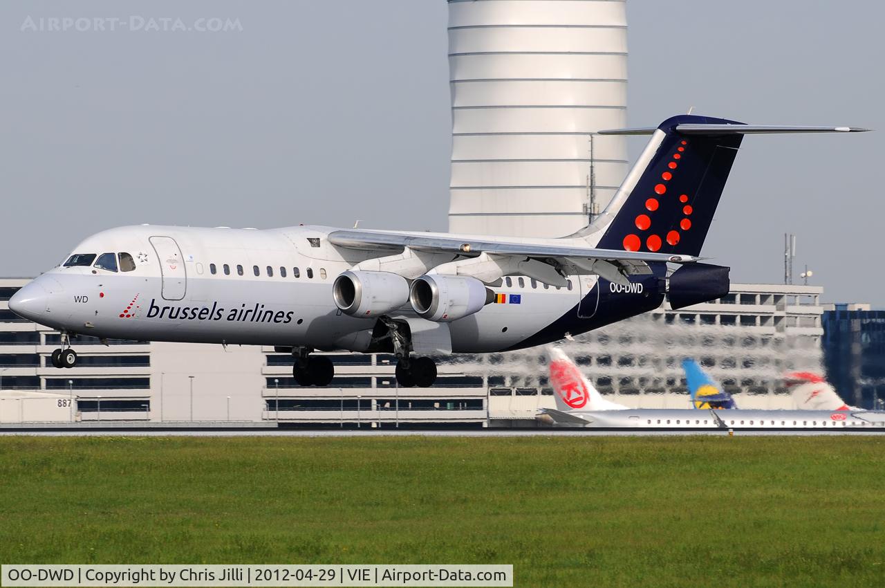 OO-DWD, 1998 British Aerospace Avro 146-RJ100 C/N E3324, Brussels Airlines