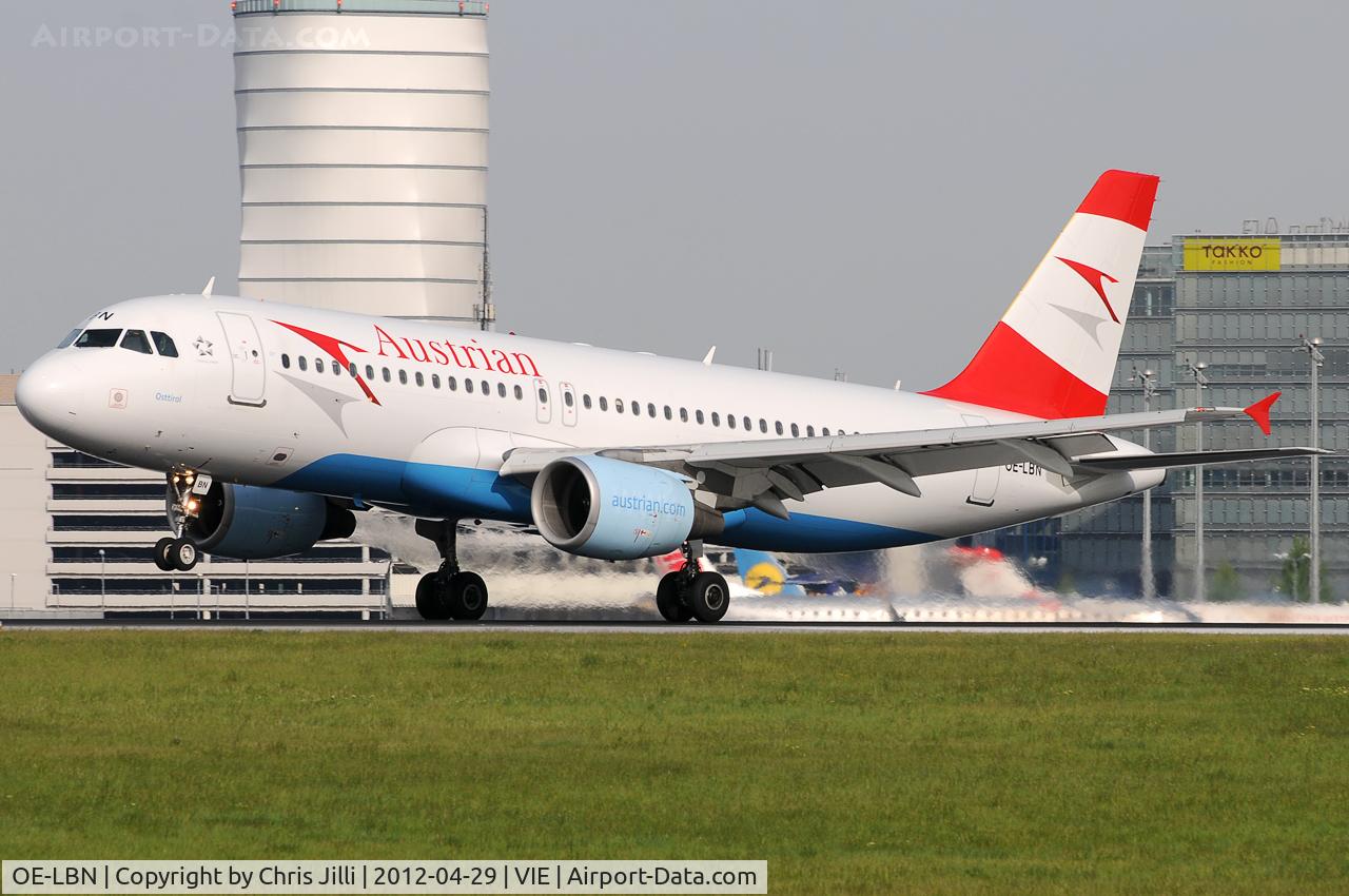 OE-LBN, 1997 Airbus A320-214 C/N 768, Austrian Airlines