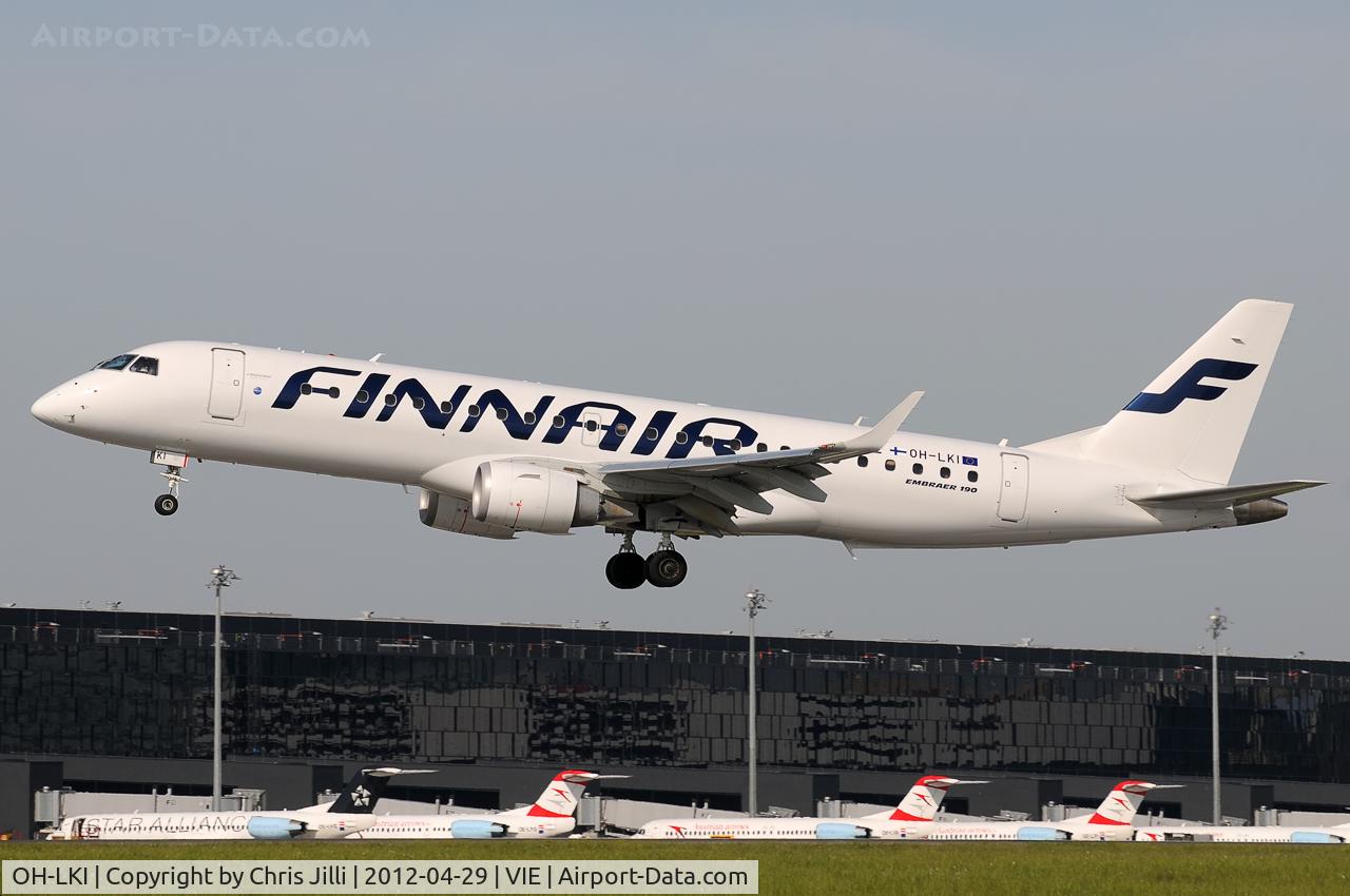 OH-LKI, 2007 Embraer 190AR (ERJ-190-100IGW) C/N 19000117, Finnair