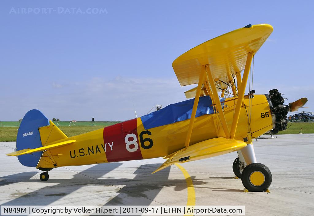 N849M, 1943 Boeing B75N1 C/N 75-8212, at Niederstetten