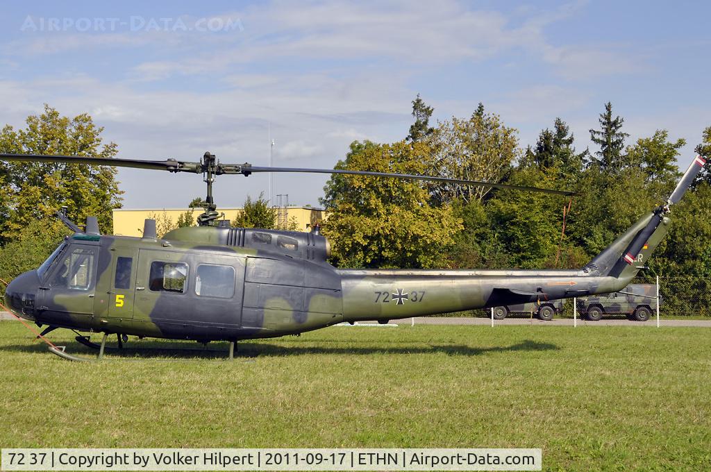 72 37, Bell (Dornier) UH-1D Iroquois (205) C/N 8357, at Niederstetten
