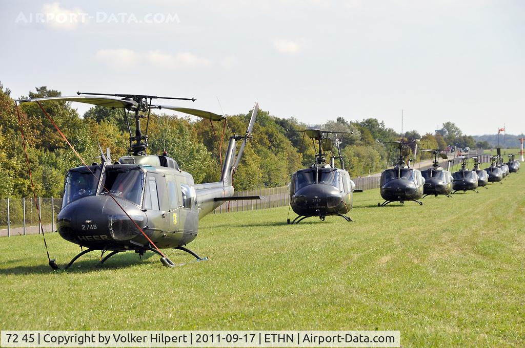 72 45, Bell (Dornier) UH-1D Iroquois (205) C/N 8365, at Niederstetten