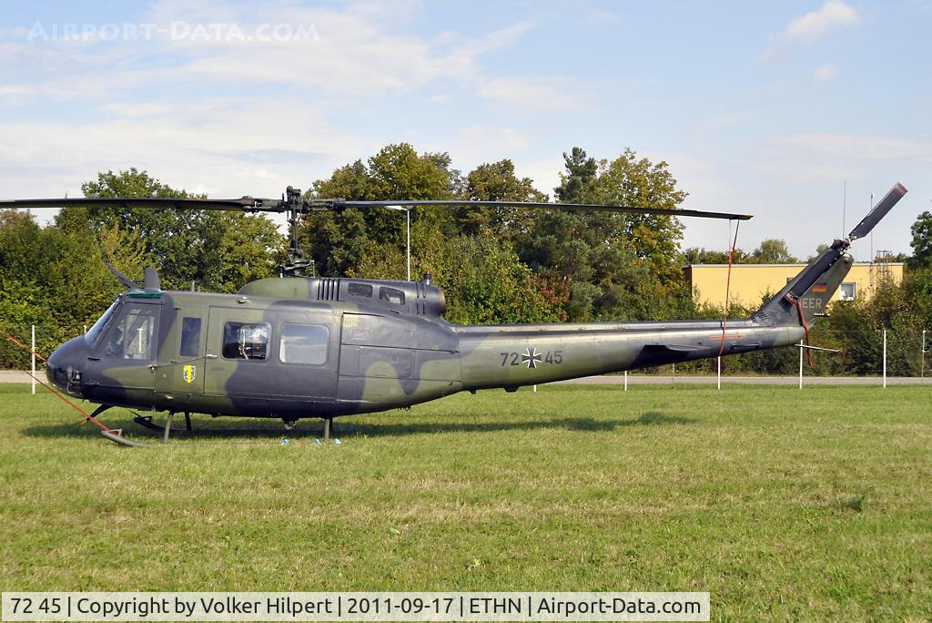72 45, Bell (Dornier) UH-1D Iroquois (205) C/N 8365, at Niederstetten