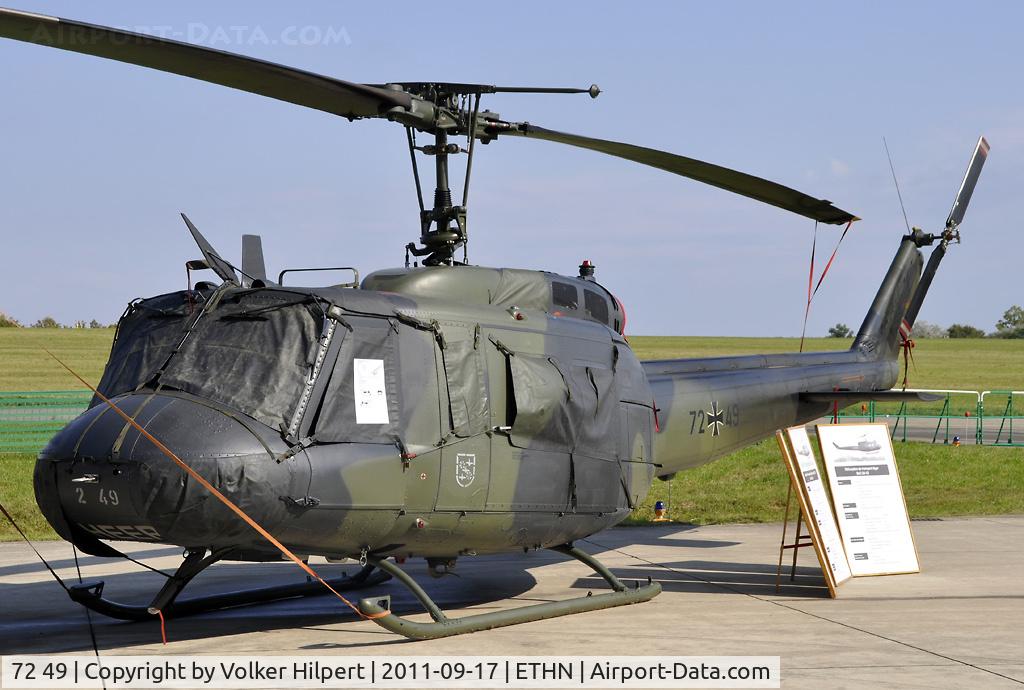 72 49, Bell (Dornier) UH-1D Iroquois (205) C/N 8369, at Niederstetten