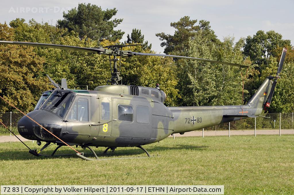 72 83, Bell (Dornier) UH-1D Iroquois (205) C/N 8403, at Niederstetten