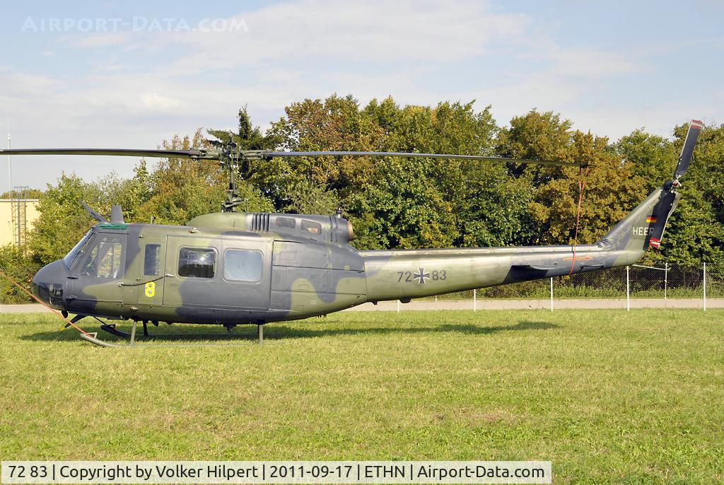 72 83, Bell (Dornier) UH-1D Iroquois (205) C/N 8403, at Niederstetten