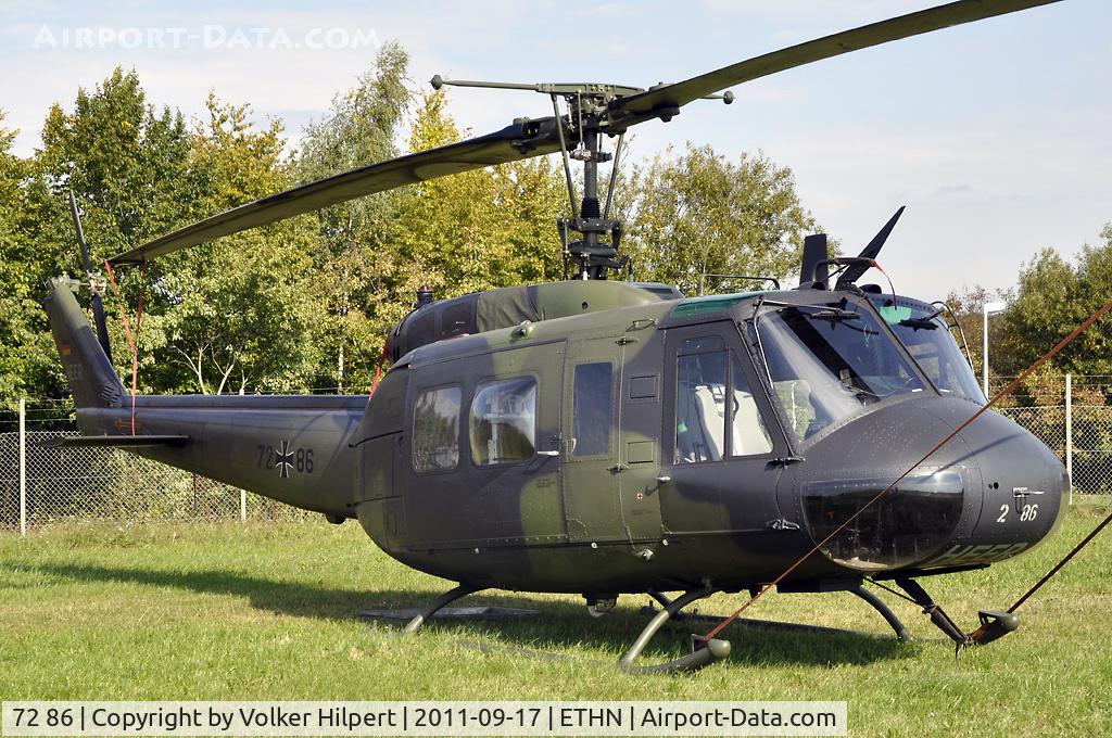 72 86, Bell (Dornier) UH-1D Iroquois (205) C/N 8406, at Niederstetten