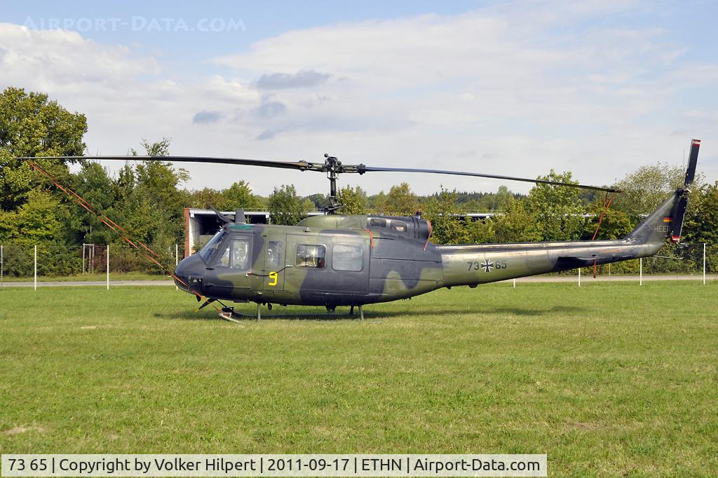 73 65, 1970 Bell (Dornier) UH-1D Iroquois (205) C/N 8485, at Niederstetten