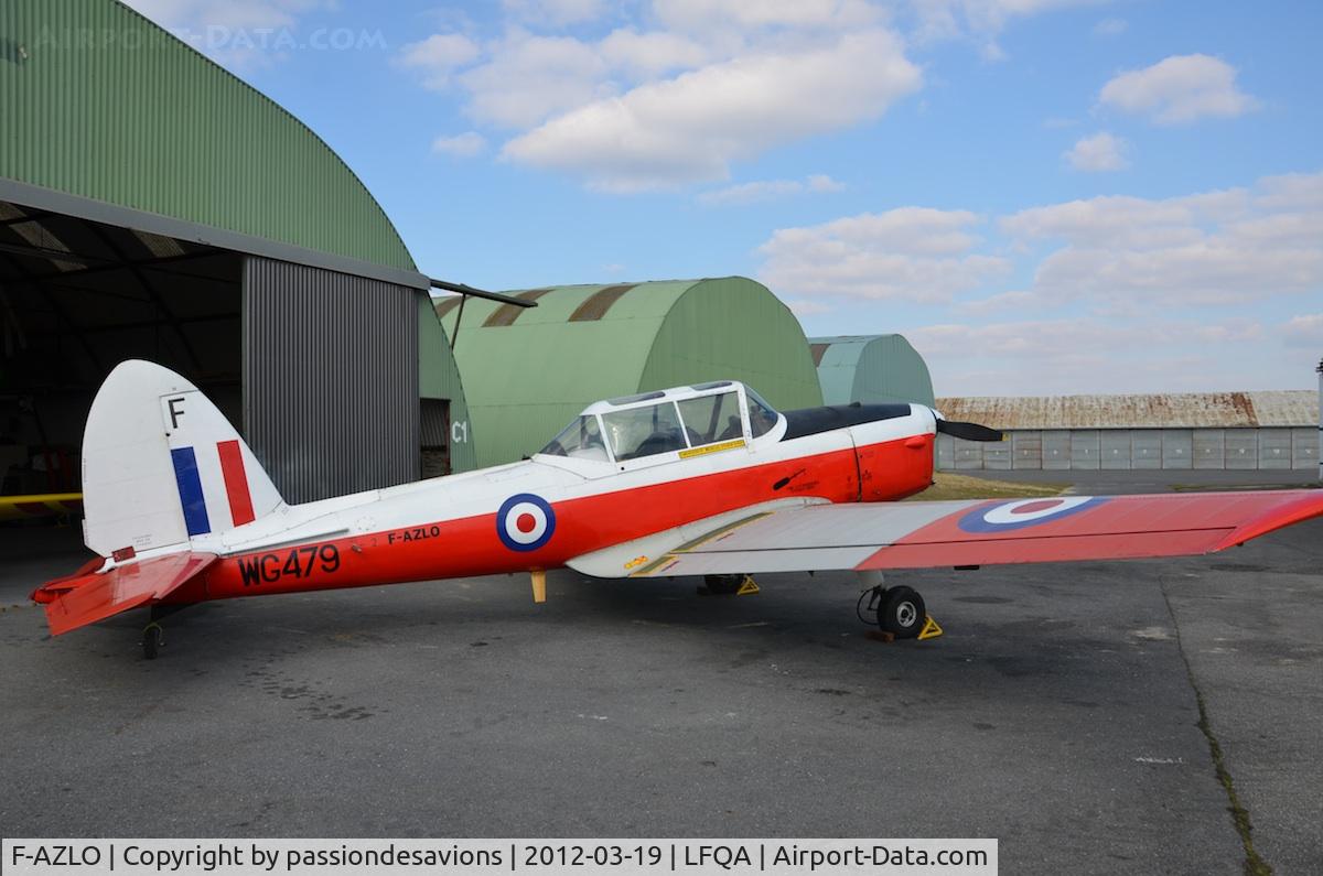 F-AZLO, 1952 De Havilland DHC-1 Chipmunk T.10 C/N C1/0529, Waiting on the apron