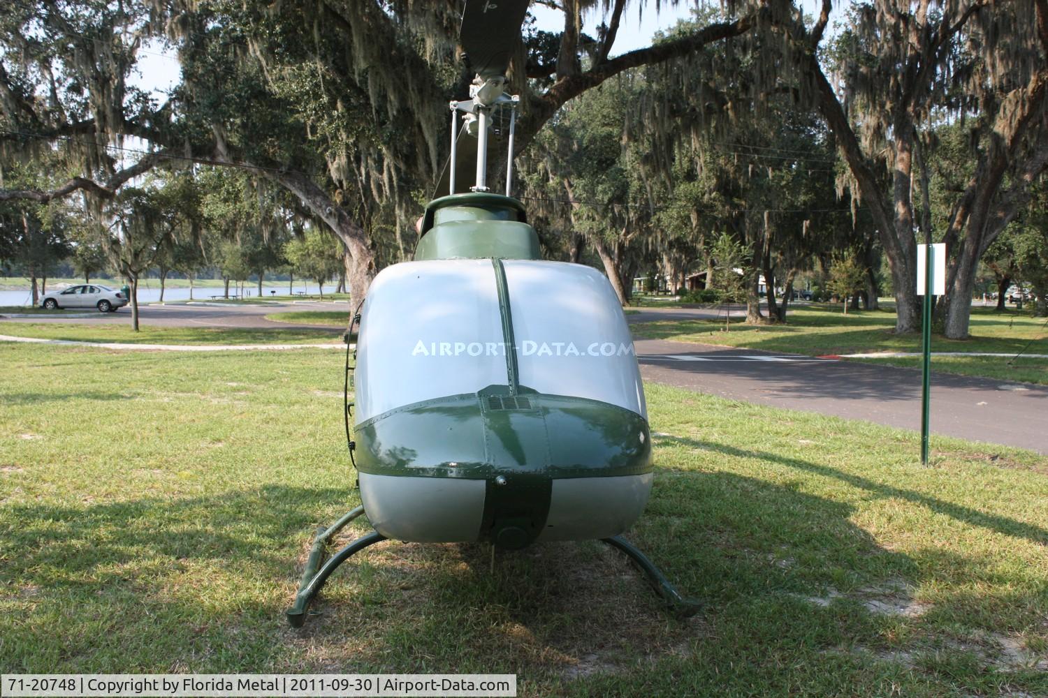 71-20748, 1971 Bell OH-58A Kiowa C/N 41609, OH-58 in Tampa Veterans Park