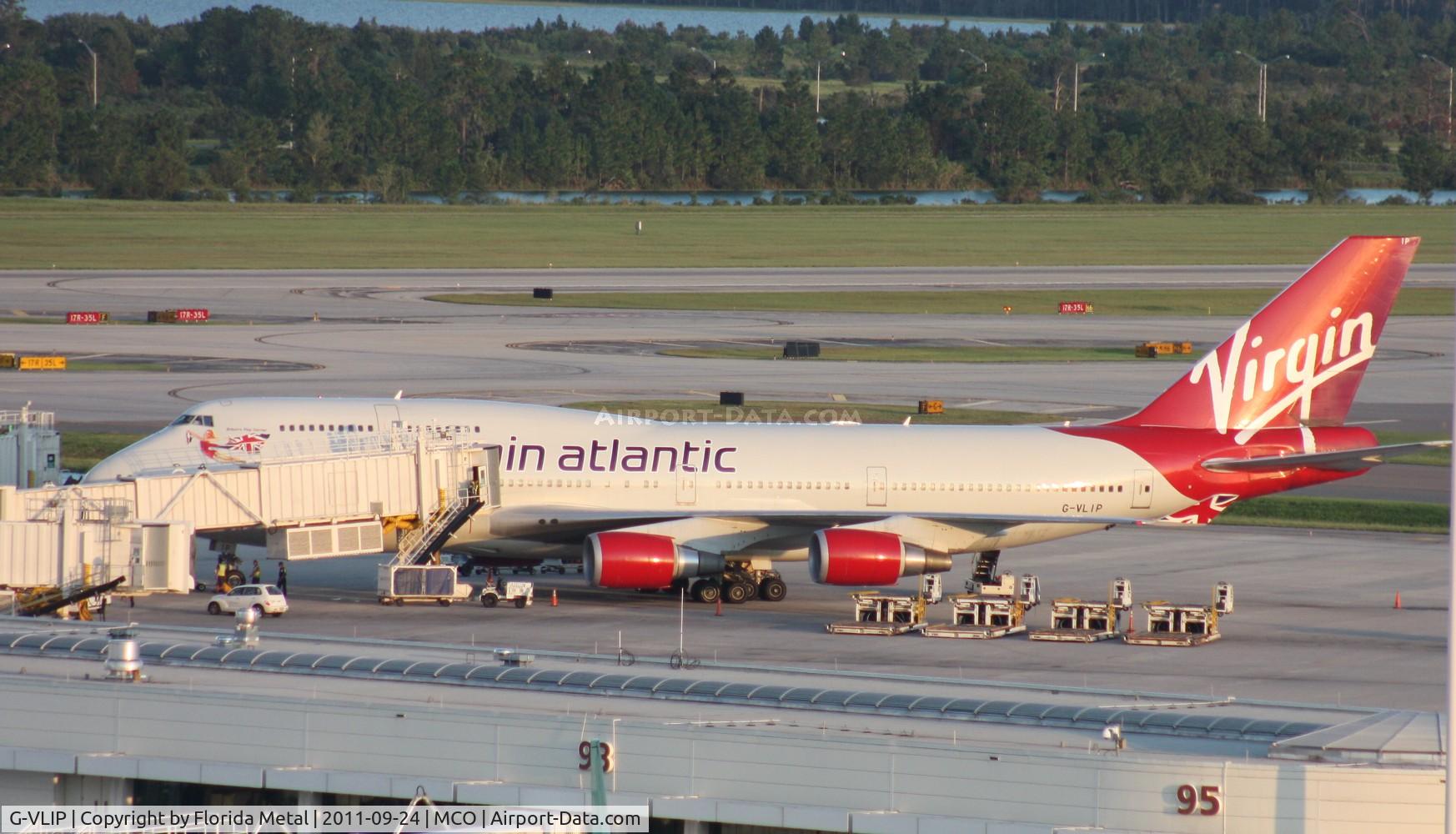 G-VLIP, 2001 Boeing 747-443 C/N 32338, Virgin 747-400