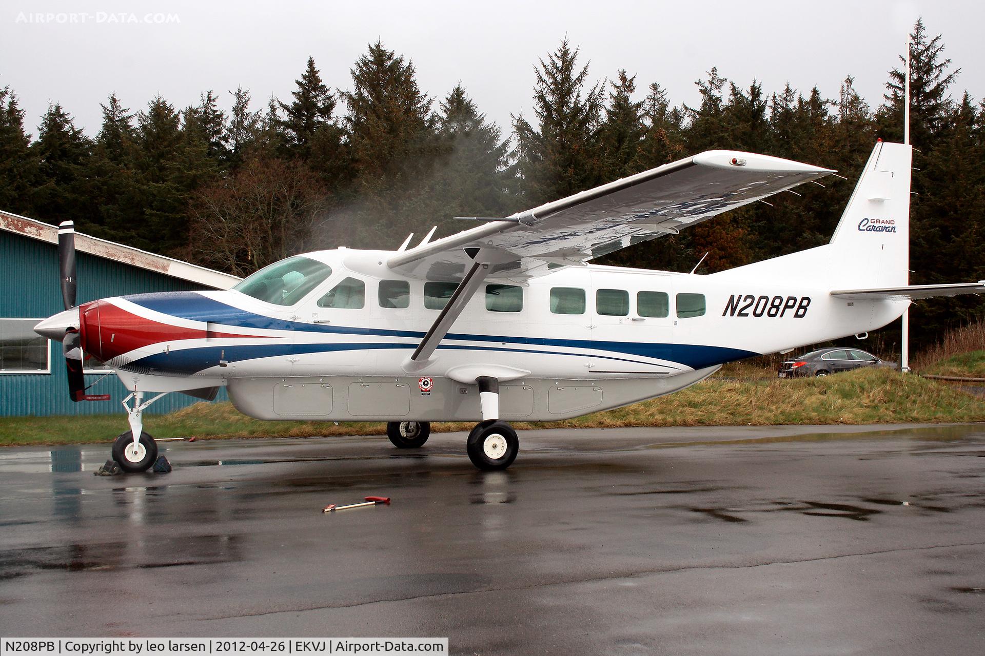 N208PB, 2008 Cessna 208B Grand Caravan C/N 208B-2041, Stauning EKVJ Denmark 26.4.12