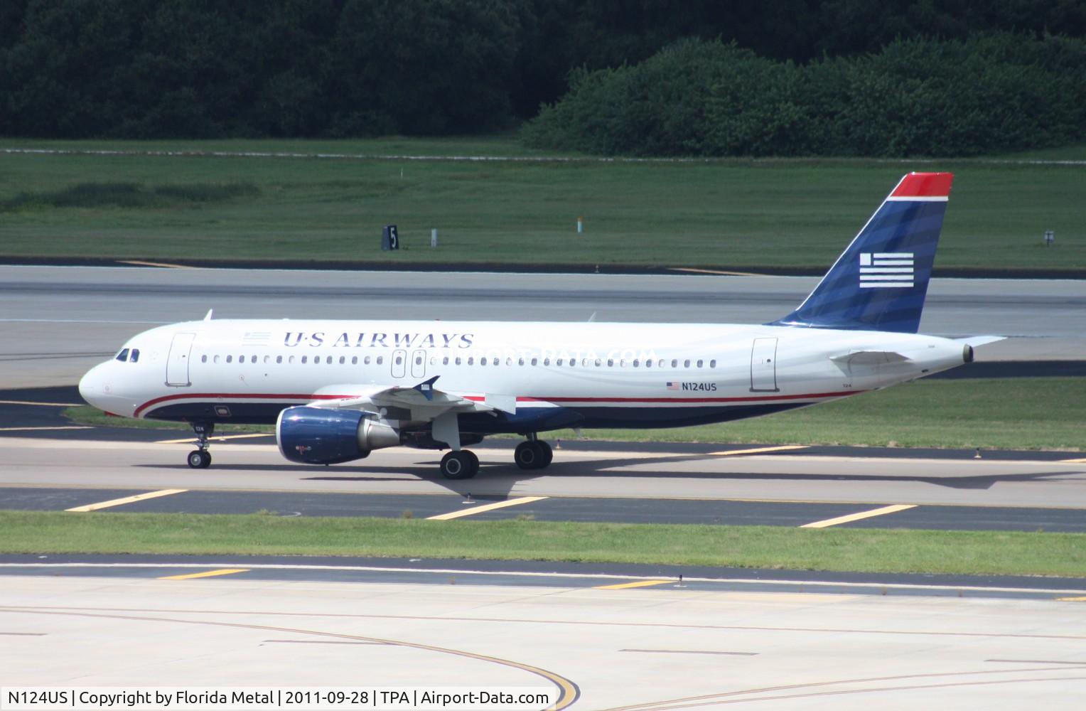 N124US, 2000 Airbus A320-214 C/N 1314, USAirways A320