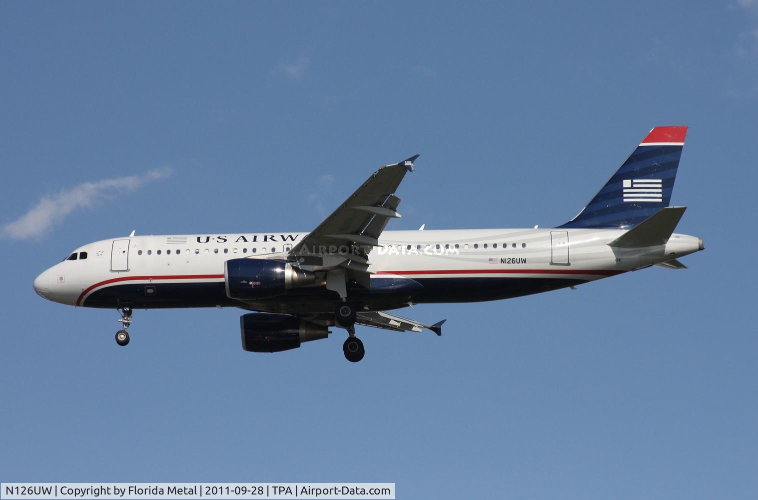 N126UW, 2009 Airbus A320-214 C/N 4149, US Airways A320