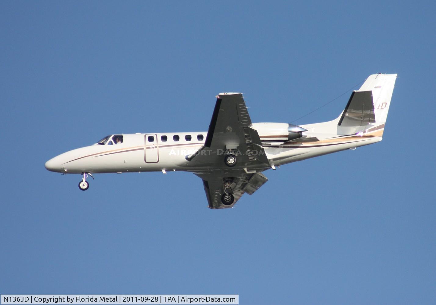 N136JD, 1995 Cessna 560 Citation Ultra C/N 560-0293, Cessna 560