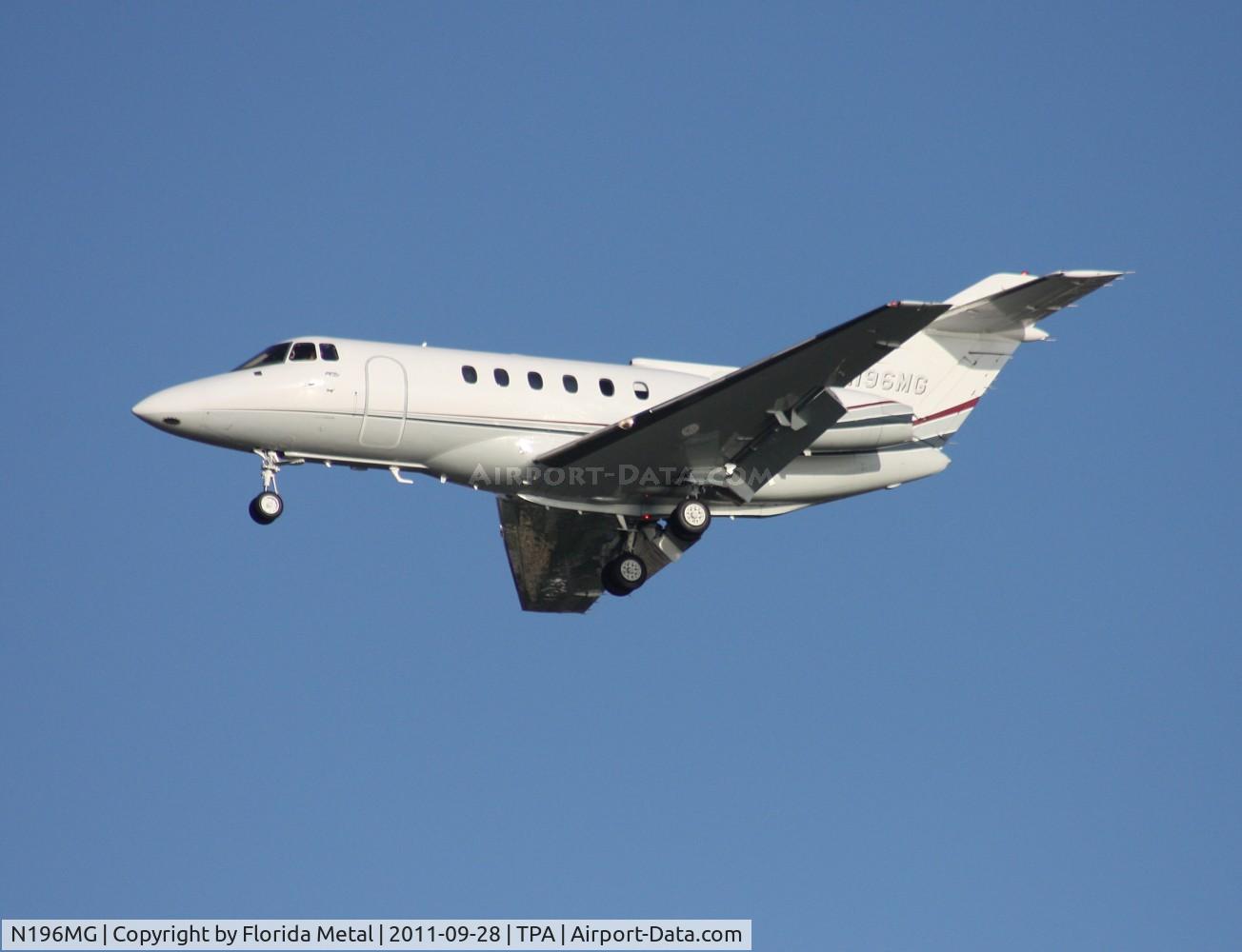 N196MG, British Aerospace BAe.125 Series 800A C/N 258081, Hawker 800