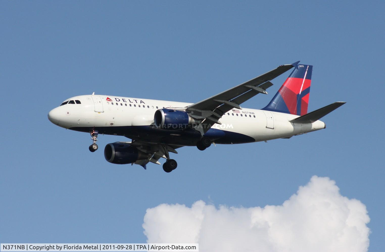 N371NB, 2003 Airbus A319-114 C/N 2095, Delta A319