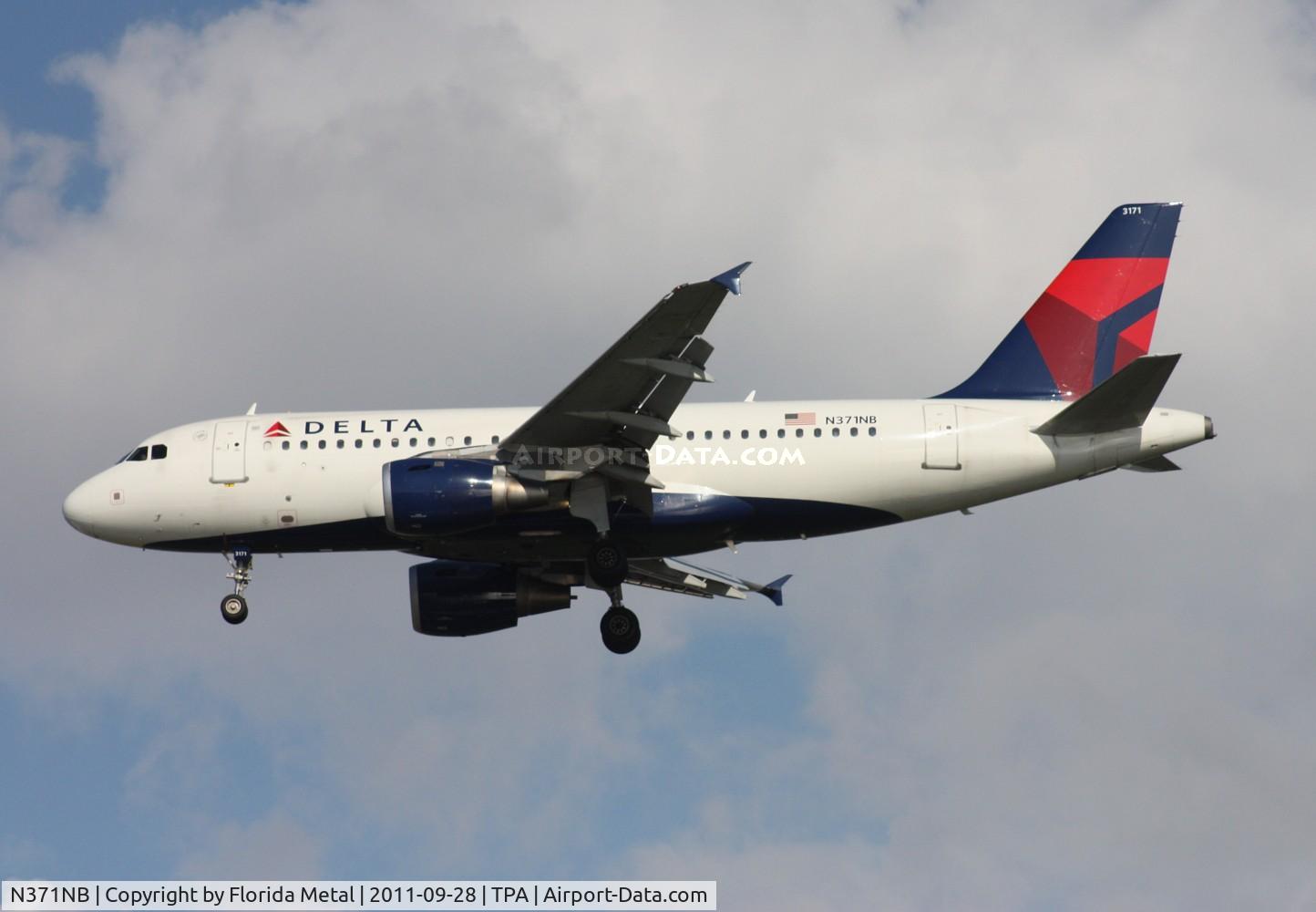 N371NB, 2003 Airbus A319-114 C/N 2095, Delta A319