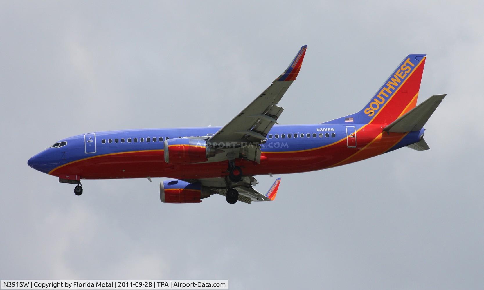 N391SW, 1994 Boeing 737-3H4 C/N 27378, Southwest 737
