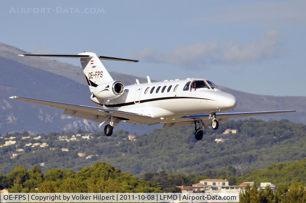 OE-FPS, 2003 Cessna 525A CitationJet CJ2 C/N 525A-0142, on Final at Cannes