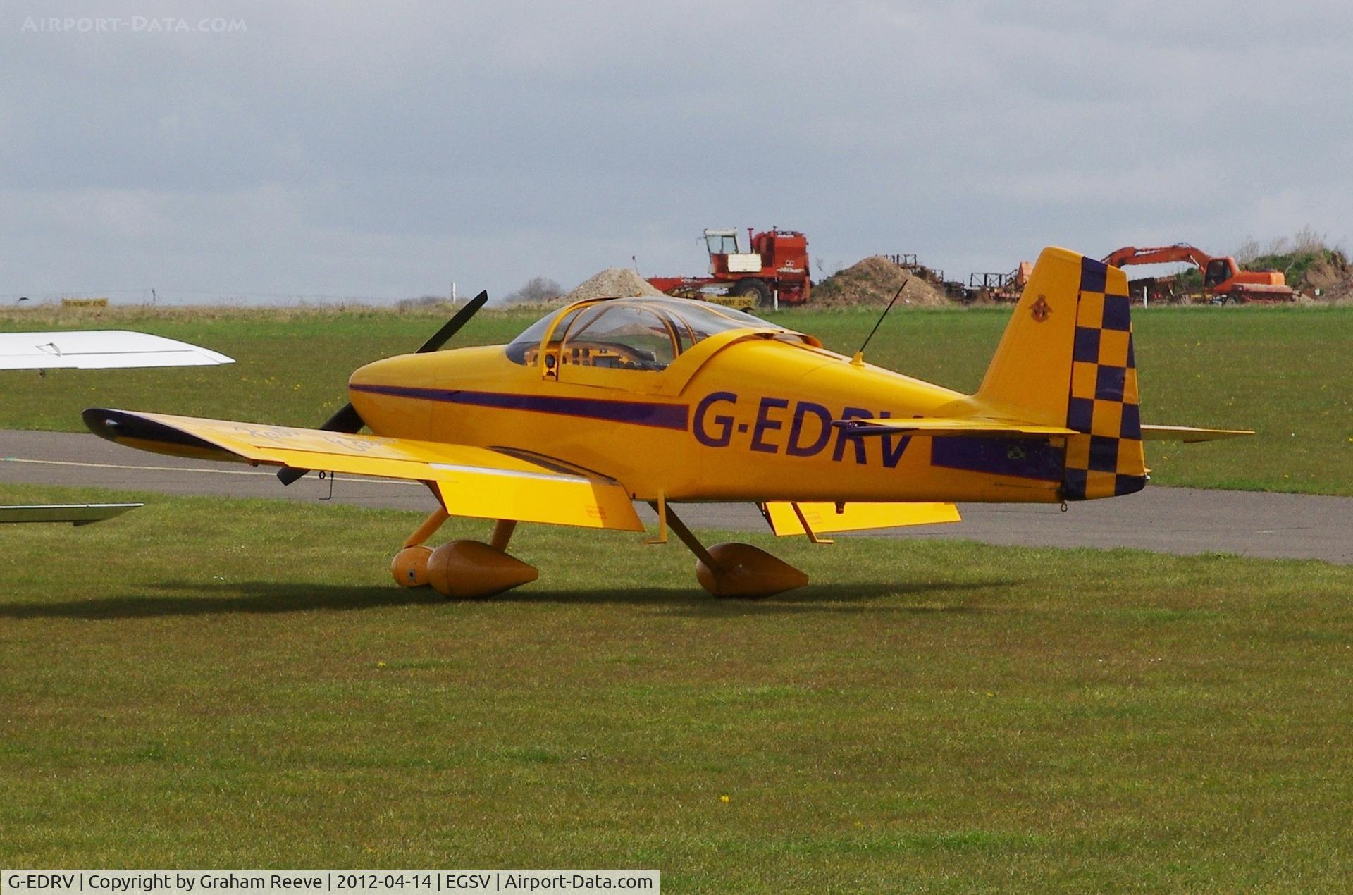 G-EDRV, 2004 Vans RV-6A C/N PFA 181A-13451, Parked at Old Buckenham.