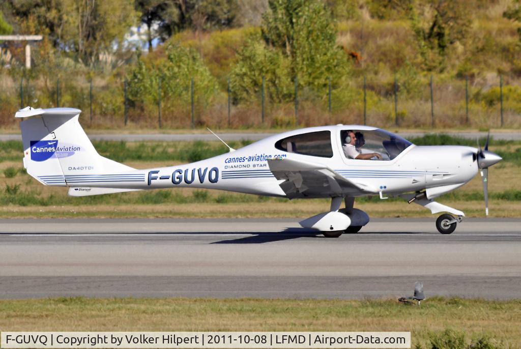 F-GUVQ, Diamond DA-40D Diamond Star C/N D4.131, at Cannes