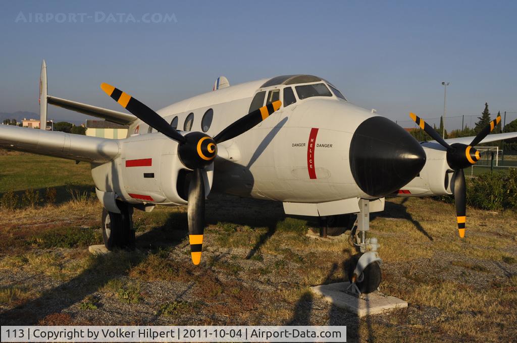 113, Dassault MD-315 Flamant C/N 113, at Frejus
