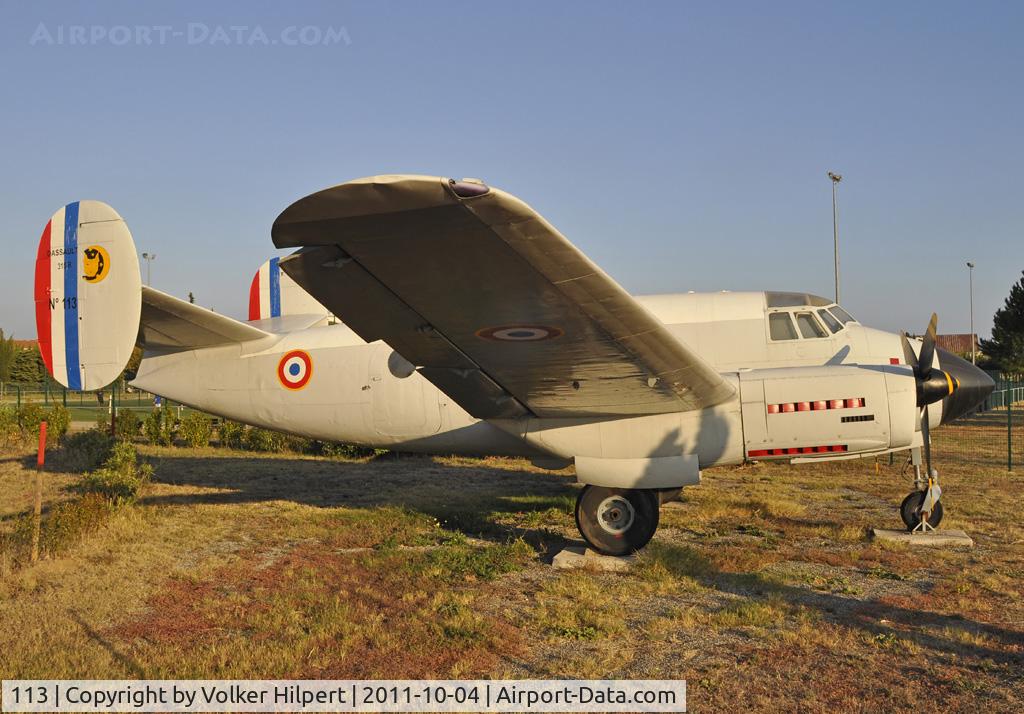 113, Dassault MD-315 Flamant C/N 113, at Frejus