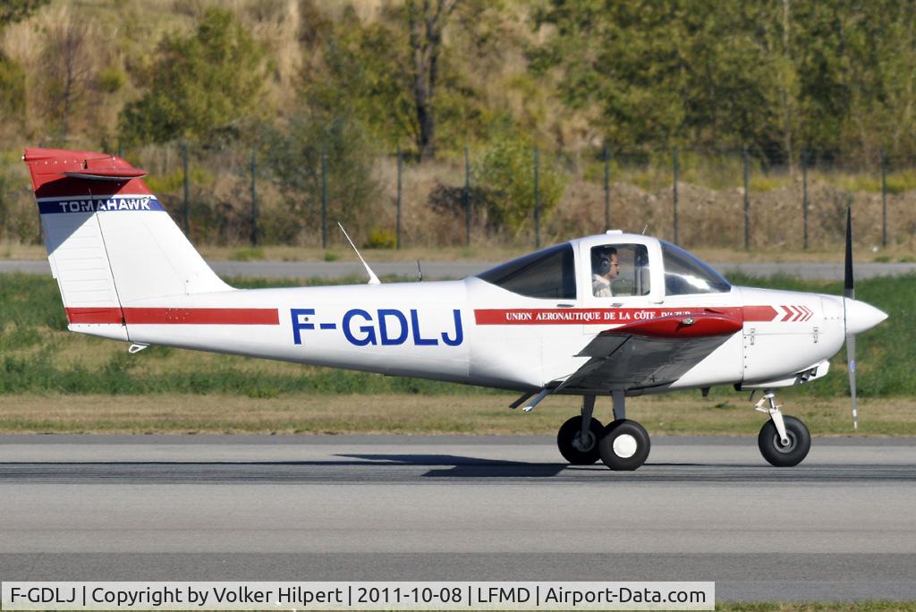 F-GDLJ, Piper PA-38-112 Tomahawk Tomahawk C/N 3880A0078, at Cannes