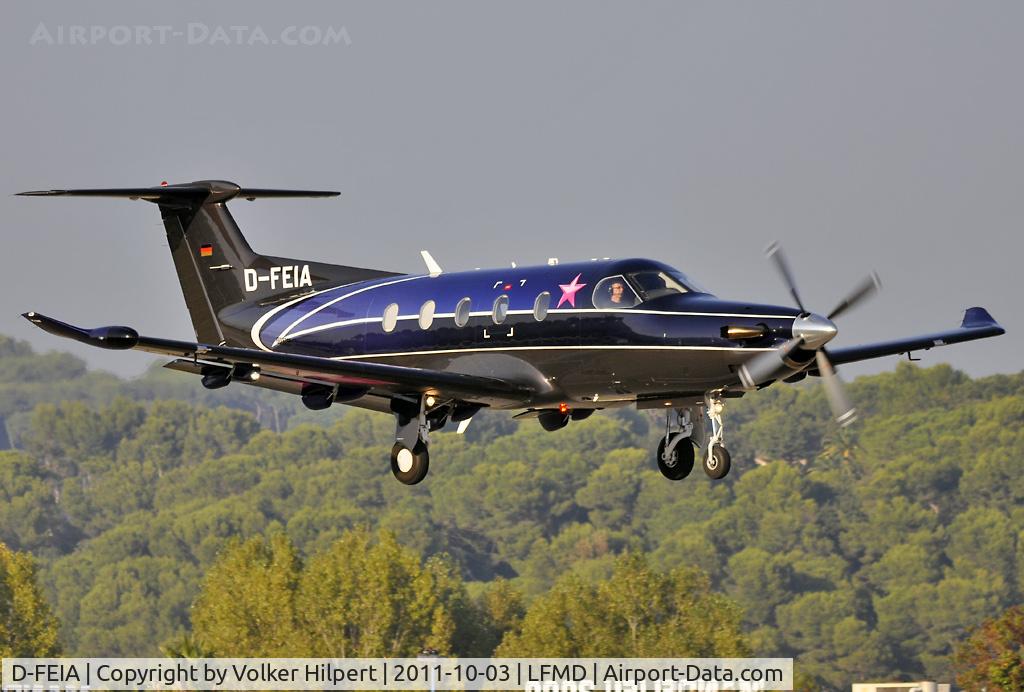 D-FEIA, 2010 Pilatus PC-12/47E C/N 1176, at Cannes