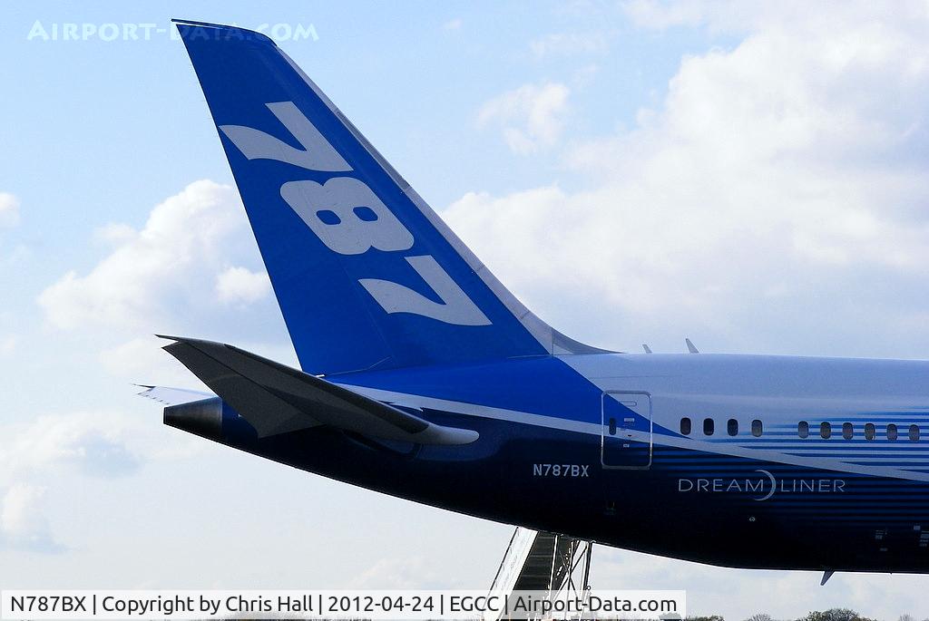 N787BX, 2010 Boeing 787-8 Dreamliner C/N 40692, Boeing 787 making it's first visit to Manchester during the UK leg of the 