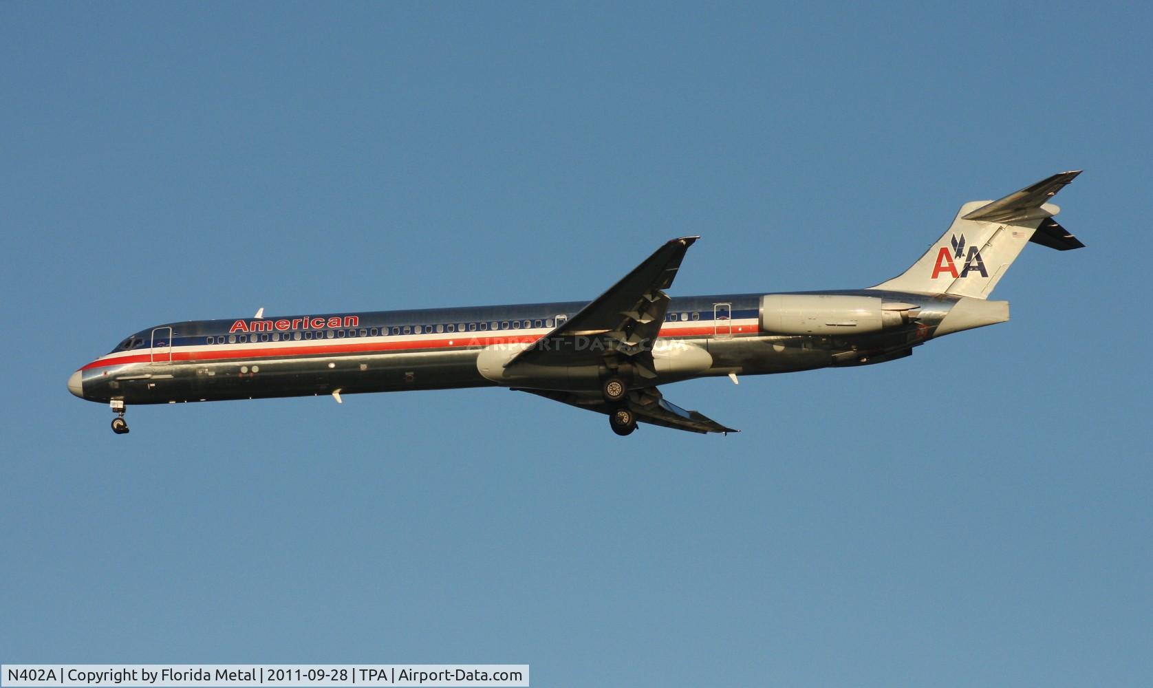 N402A, 1986 McDonnell Douglas MD-82 (DC-9-82) C/N 49313, American MD-82