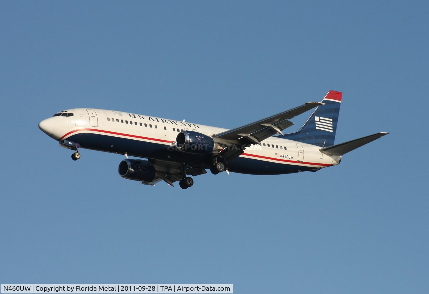 N460UW, 1991 Boeing 737-4B7 C/N 25024, US Airways 737