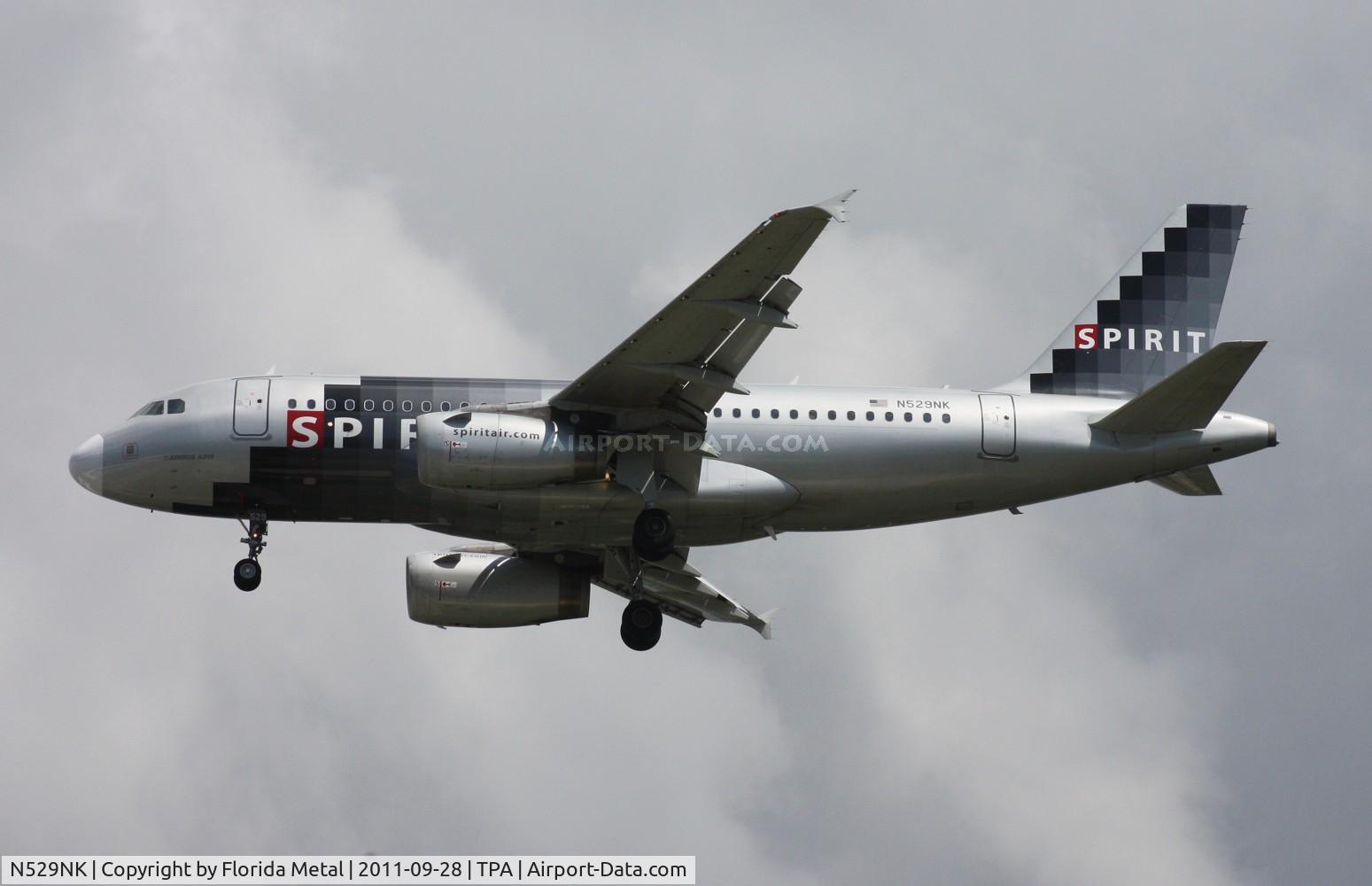 N529NK, 2007 Airbus A319-132 C/N 3007, Spirit A319