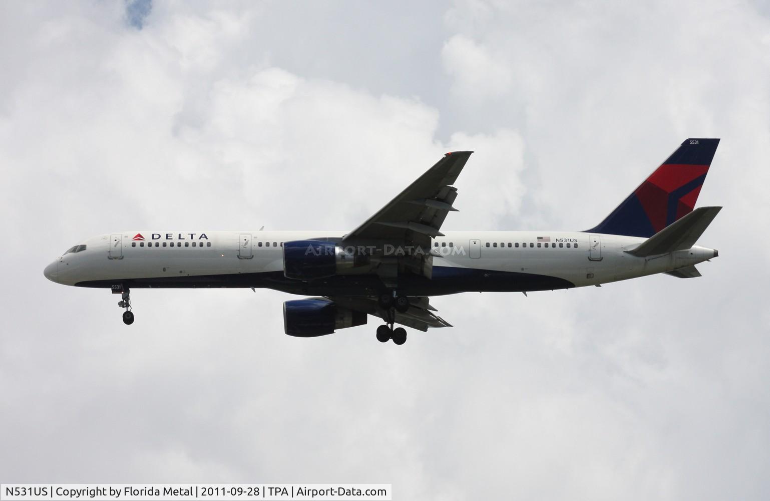 N531US, 1988 Boeing 757-251 C/N 23846, Delta 757