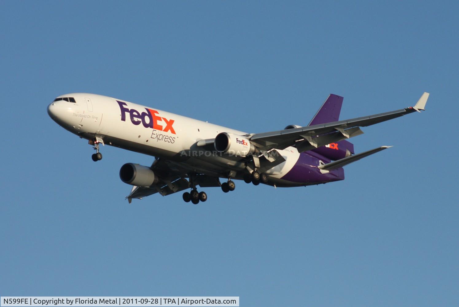 N599FE, 1993 McDonnell Douglas MD-11F C/N 48598, Fed Ex MD-11F