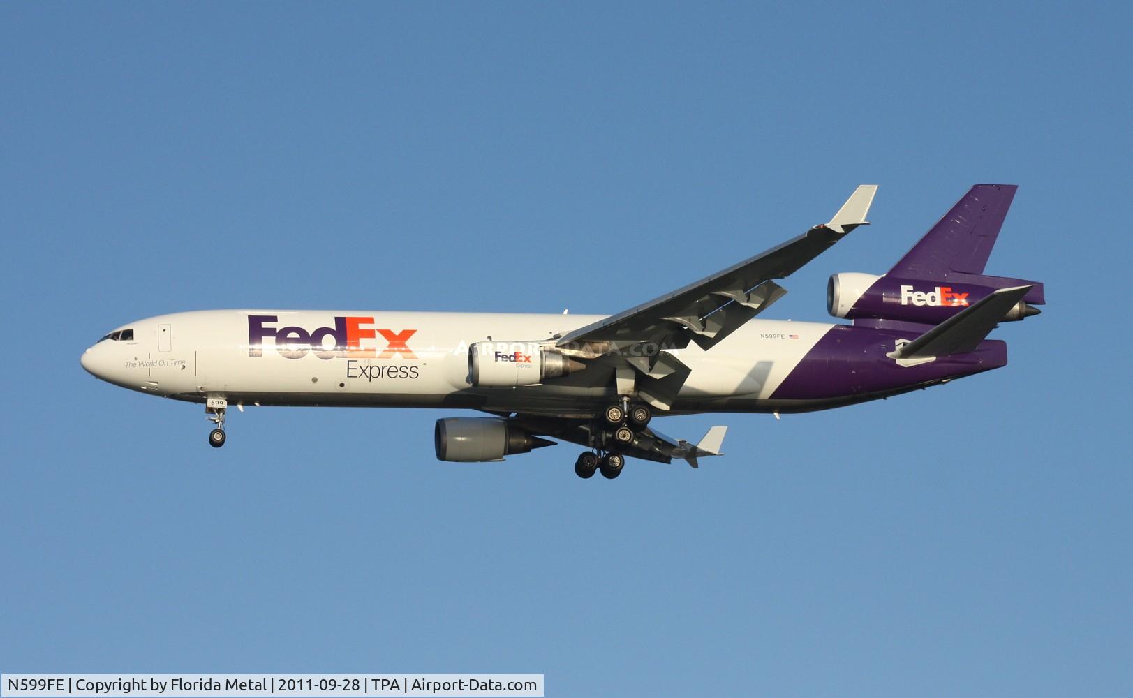 N599FE, 1993 McDonnell Douglas MD-11F C/N 48598, Fed Ex MD-11F