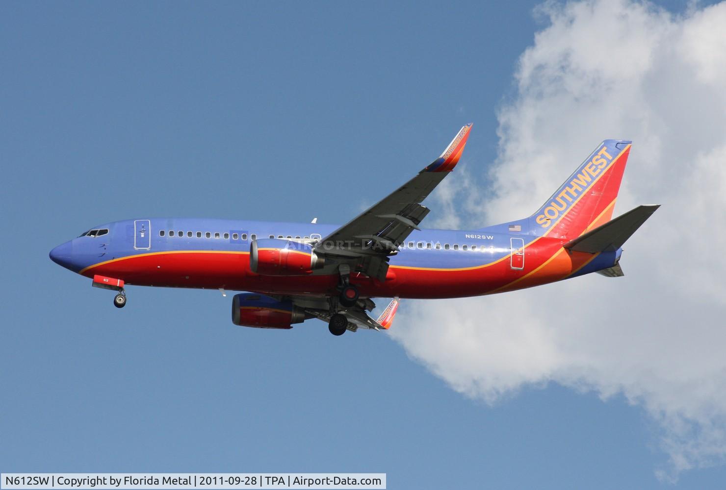 N612SW, 1995 Boeing 737-3H4 C/N 27930, Southwest 737