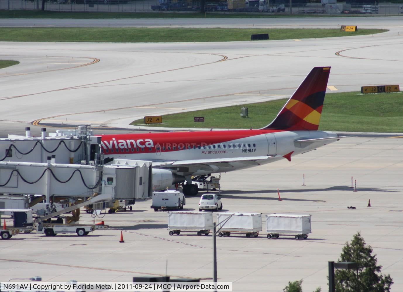 N691AV, 2008 Airbus A319-115 C/N 3691, Avianca A319